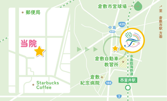 たきうちファミリークリニックmap